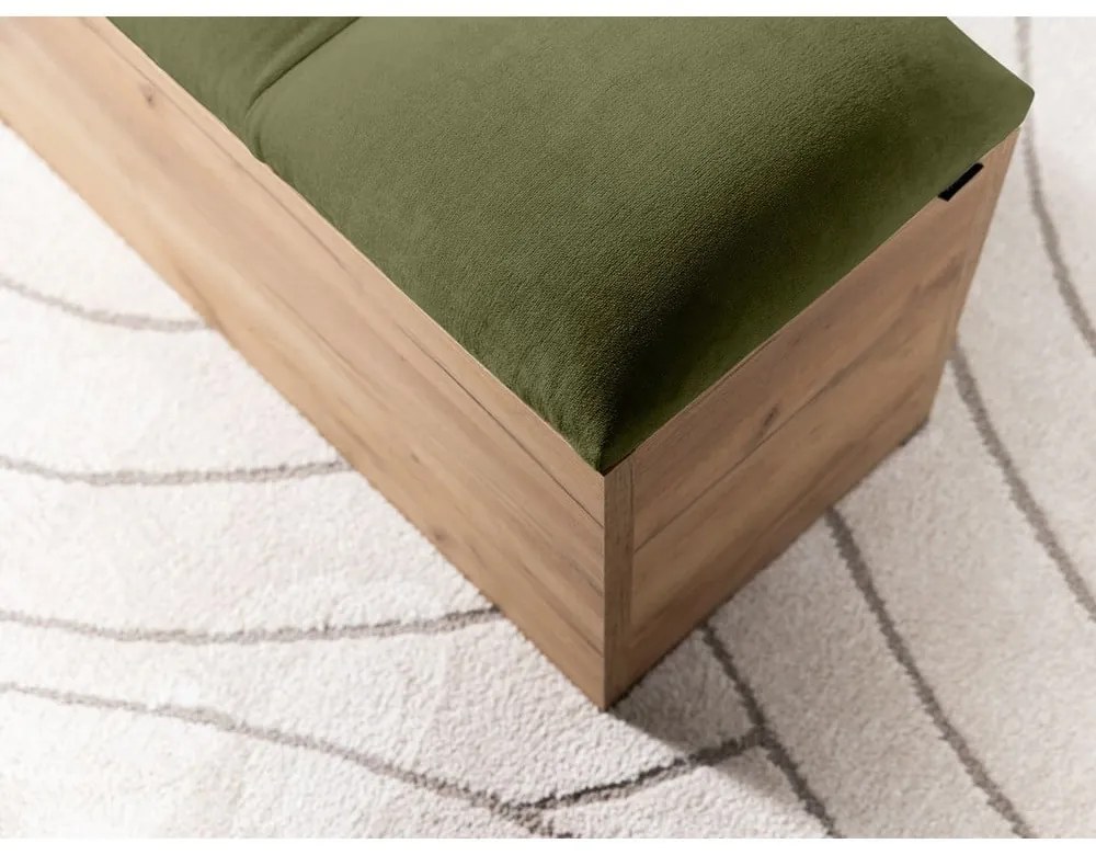 Panca in colore verde e naturale Kumo - Bobochic Paris