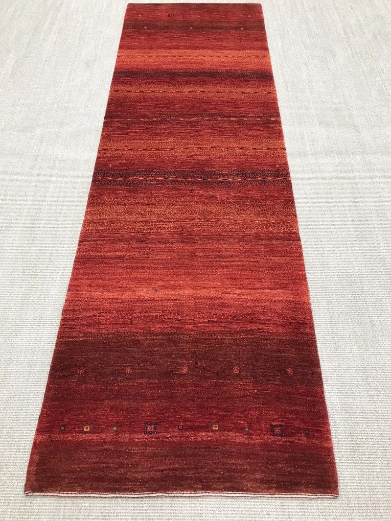Loribaft Tappeto persiano 280x90 Rosso (Iran) Annodato A Mano