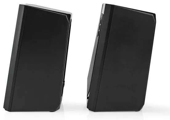 Nedis GSPR31020BK - SET 2 altoparlanti da gioco LED RGB 18W/5V