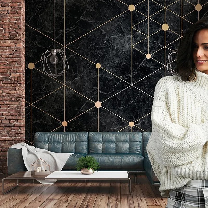 Fotomurale Grafic Marmo, Multicolor 371X280 cm