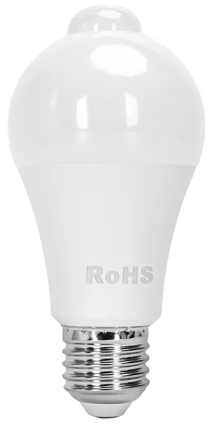 Lampadina Led E27 A60 a bulbo 12W Bianco caldo 3000K con sensore di movimento Aigostar