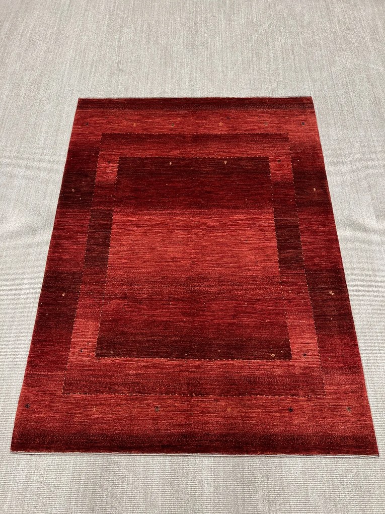 Loribaft Tappeto 170 x 230 Rosso (Iran) Annodato A Mano