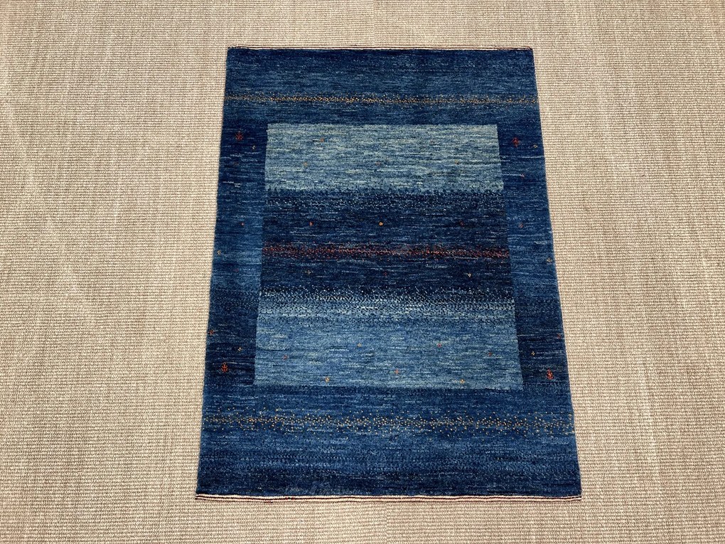 Loribaft Tappeto persiano 120x80 Blu (Iran) Annodato A Mano