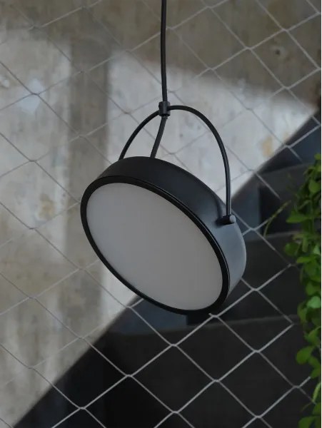 Osram - Lampadario LED a sospensione su cavo DECOR PUCK LED/12W/230V CRI 90 nero