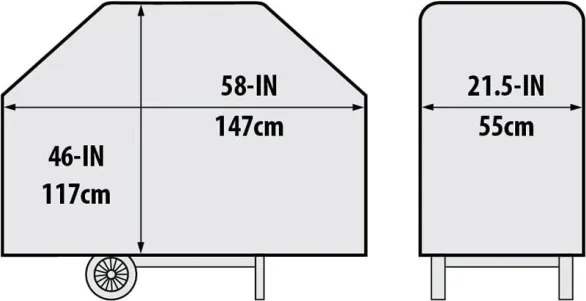 Broil King Copertura Invernale Originale 68487 Per Baron 400 - Signet - Royal XLS