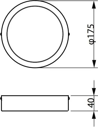Philips - Plafoniera LED LEDINAIRE LED/10,5W/230V 3000K IP40