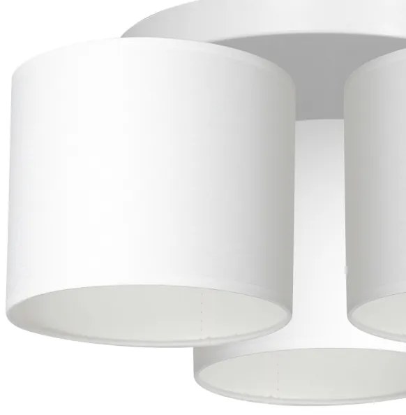 Lampadario a plafone ARDEN 3xE27/60W/230V bianco