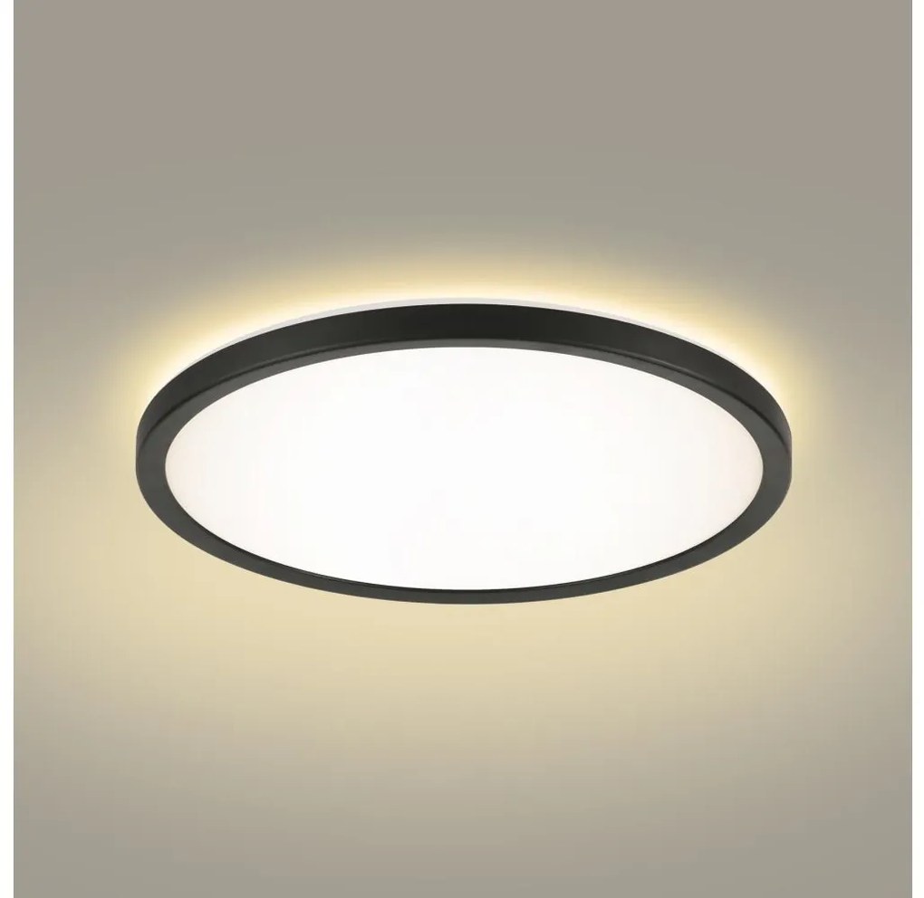 Brilagi - Lampada LED da bagno ULTRA SLIM LED/18W/230V diametro 30 cm nero IP54