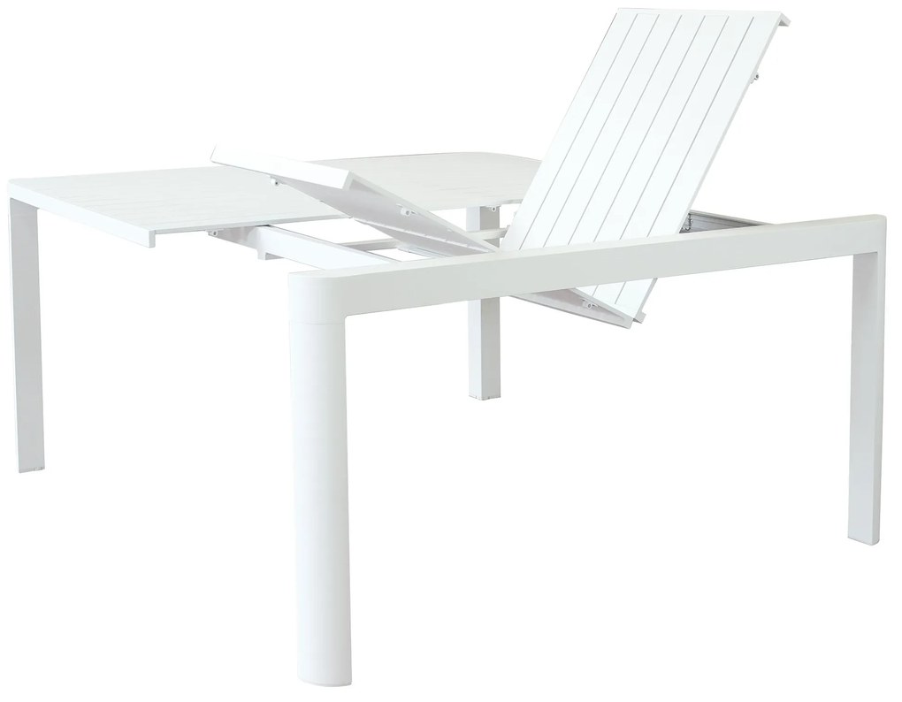 LARS - tavolo da giardino in alluminio allungabile 100/150 x 150 cm