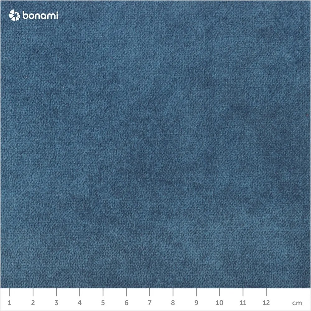 Letto matrimoniale imbottito blu scuro con griglia 200x200 cm Tulsa - Ropez