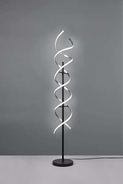 Lampada da terra led spirale metallo sequence 441810205 alluminio e...