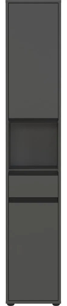 Mobile bagno alto e stretto color antracite 33x181 cm Lemont - Germania