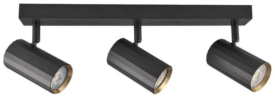 Faretto NICEA 3xGU10/10W/230V nero