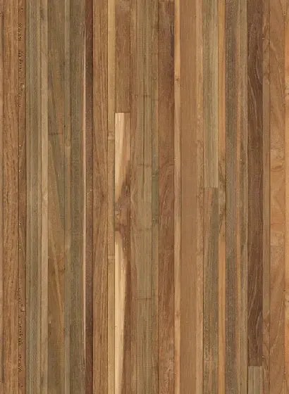 NLXL Carta da parati Timber Strips TIM-05 - Teak on Teak
