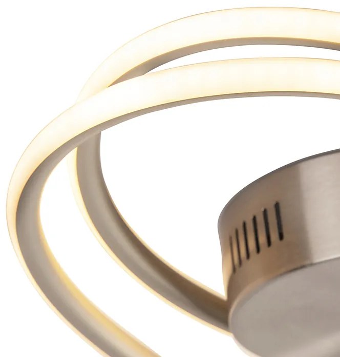 Plafoniera di design in acciaio con LED a 3 livelli di dimmerazione - Rowan