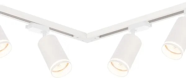 Faretto per sistema a binario PIPE 6xGU10/10W/230V, bianco