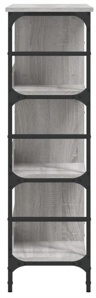 Credenza grigio sonoma 102x32x103,5 cm in legno multistrato