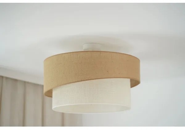 Brilagi - Lampadario SHINE 1xE27/15W/230V Ø50 cm beige/crema