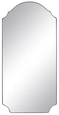 Specchio da parete Nero Cristallo Ferro 57,5 x 2 x 118 cm