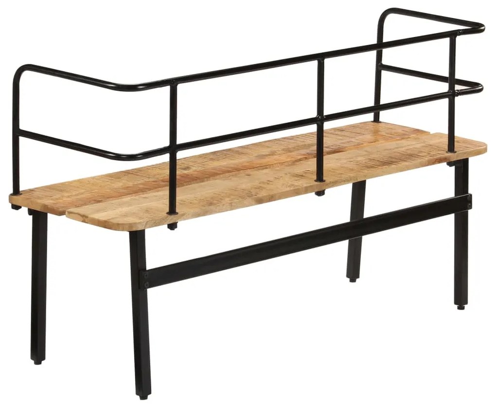 Panca 120x40x70 cm in legno massello di mango