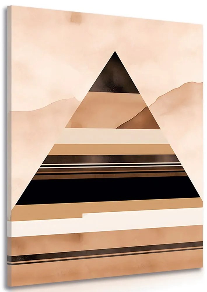 Stampa su tela – Forme astratte piramide