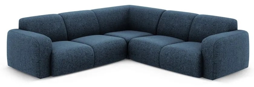Divano angolare blu scuro (angolo variabile/ a L) Molino - Micadoni Home