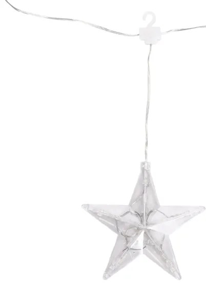 Aigostar - LED Catena luminosa natalizia da esterno 70xLED/230V 1,2x1m IP44 bianco freddo a stelle