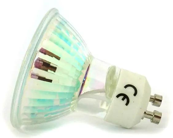 Lampada Faretto LED GU10 4W = 40W 220V Bianco Puro 60 SMD 3528