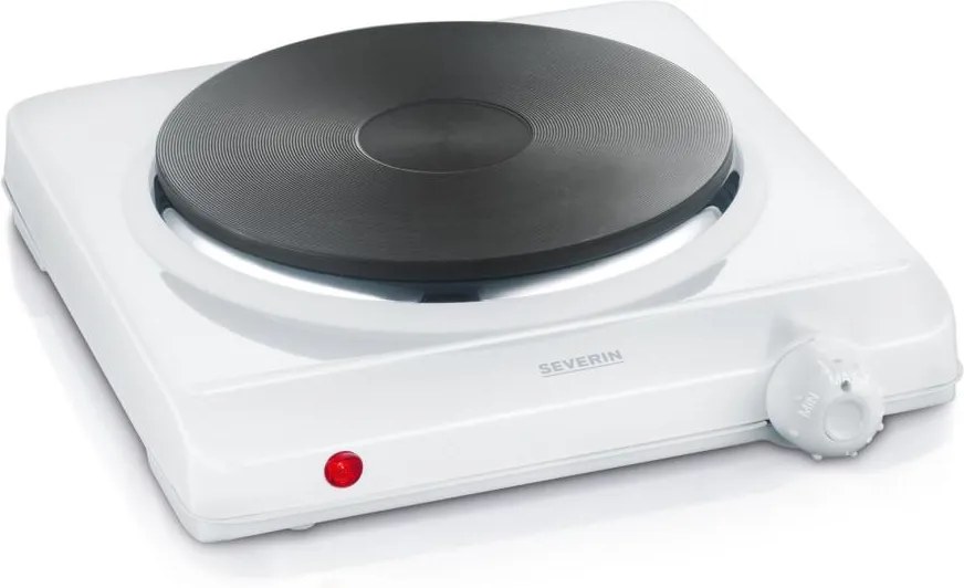 Severin KP 1091 - Fornello elettrico a piastra singola 1500W/230V bianco