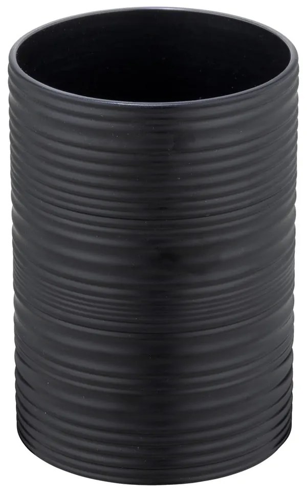 Portaspazzolino nero opaco in plastica Lyon – Allstar