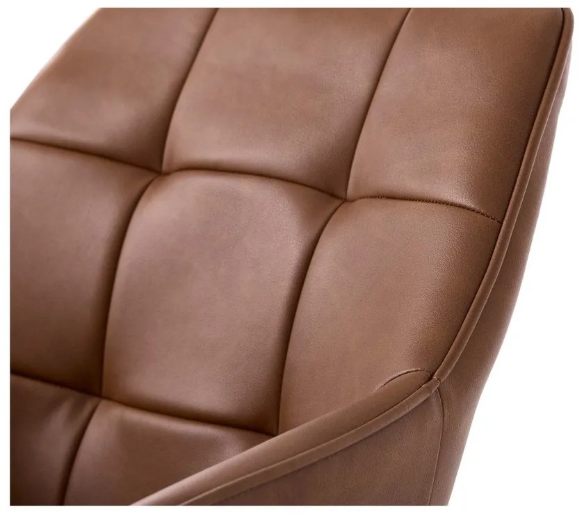 Set di sedie da pranzo marrone in imbottito con braccioli 2 pz Nolan Square – Unique Furniture