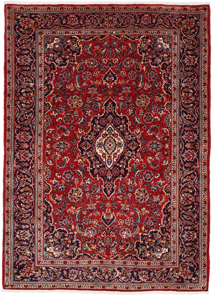 Kashan Tappeto persiano 210x150 (Iran) Annodato A Mano