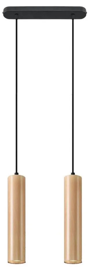 Sollux SL.0637 - Lampadario a sospensione con filo LINO 2xGU10/40W/230V