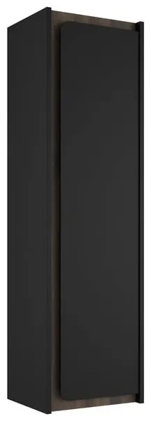 Colonna per mobile bagno Indico VISOBATH 1 anta P 28 x L 120 x H 34.5 cm nero laccato mdf