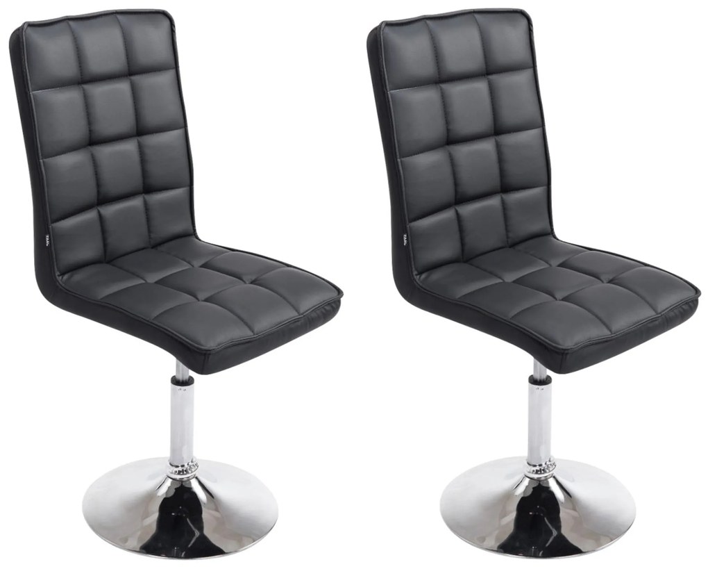 Sedie Da Pranzo Peking V2: Comfort Ed Eleganza İn 2 Pezzi / Schwarz