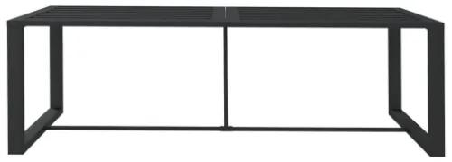 Tavolo da Pranzo per Esterni Antracite 120x60x66cm in Alluminio