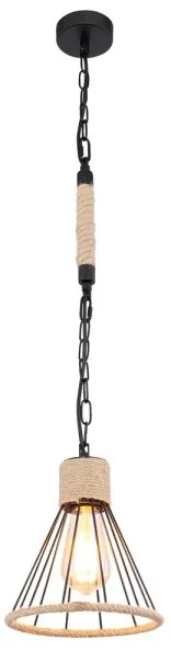 Globo 15676H - Lampadario su catena HALIA 1xE27/60W/230V