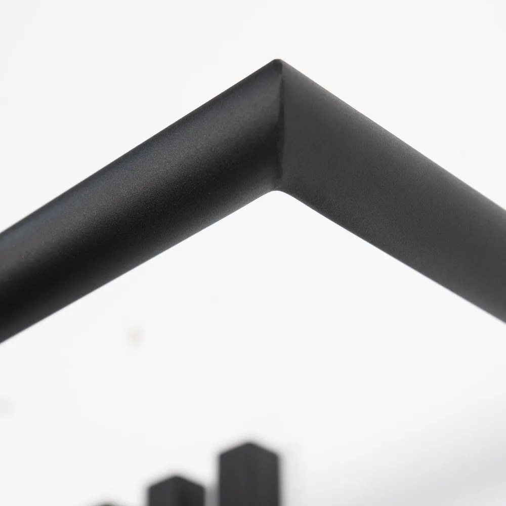 Attaccapanni da parete nero in metallo 65 cm Senza – Spinder Design