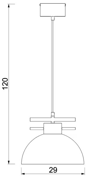 Lampadario a sospensione con filo ESTATE 1xE27/15W/230V blu