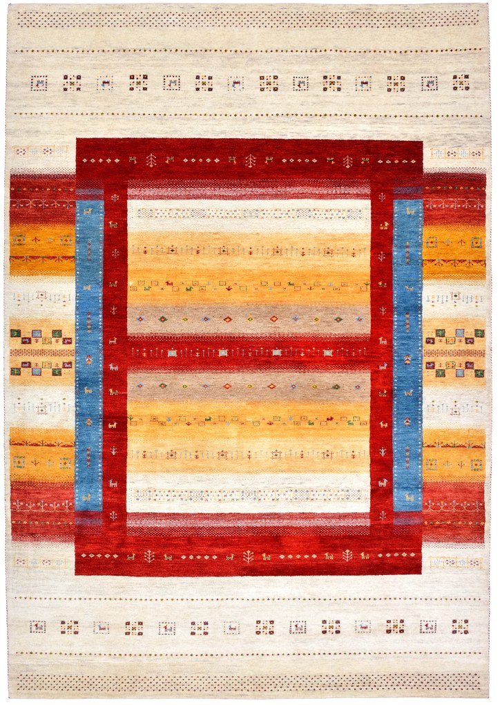 Loribaft Tappeto orientale 210 x 300 (Indian) Annodato A Mano