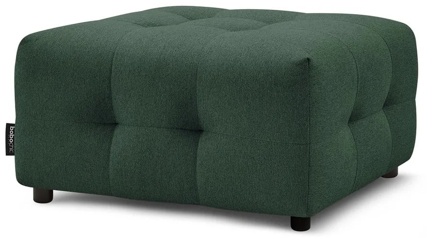 Pouf verde scuro Kleber - Bobochic Paris
