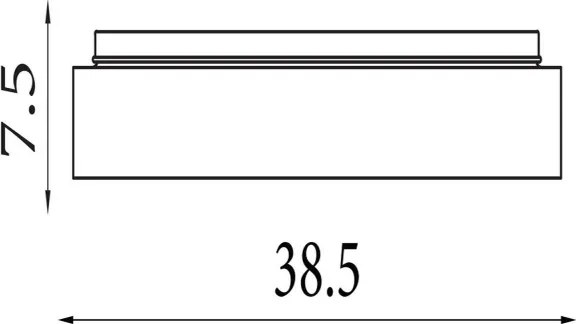 Searchlight 89735-38BK - Lampada da soffitto dimmerabile LED POLKA 24W/230V + 6W, diametro 38,5 cm, nera