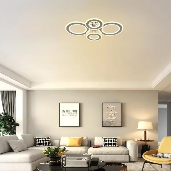 Lampadario a plafone LED dimmerabile LED/100W/230V 3000-6500K + telecomando