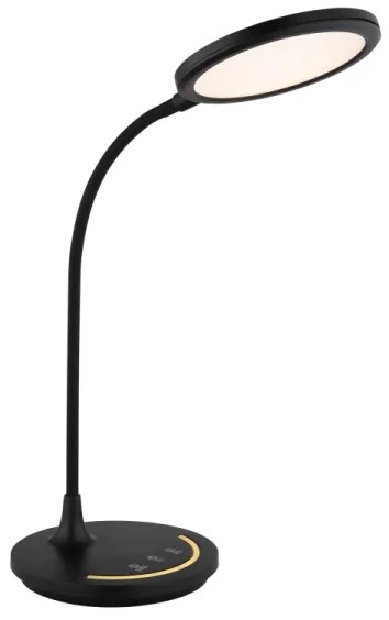 Globo 58483 - Lampada da tavolo touch dimmerabile KENNY LED/12W/230V nera