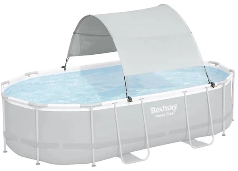 Tettoia per Piscina Fuori Terra Bianco - Bestway