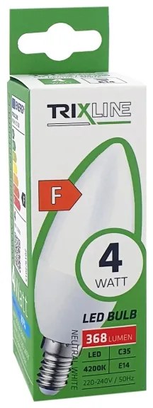 Lampadina LED C35 E14/4W/230V 4200K