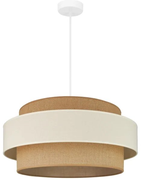 Brilagi - Lampadario a cavo SPACE LIGHT 1xE27/15W/230V Ø 50 cm beige crema