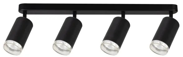 Brilagi - Luce Spot da bagno SELE 4xGU10/30W/230V IP44 nero