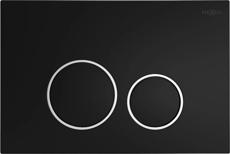 Mexen Fenix 05  pulsante di risciacquo, nero opaco - 600503