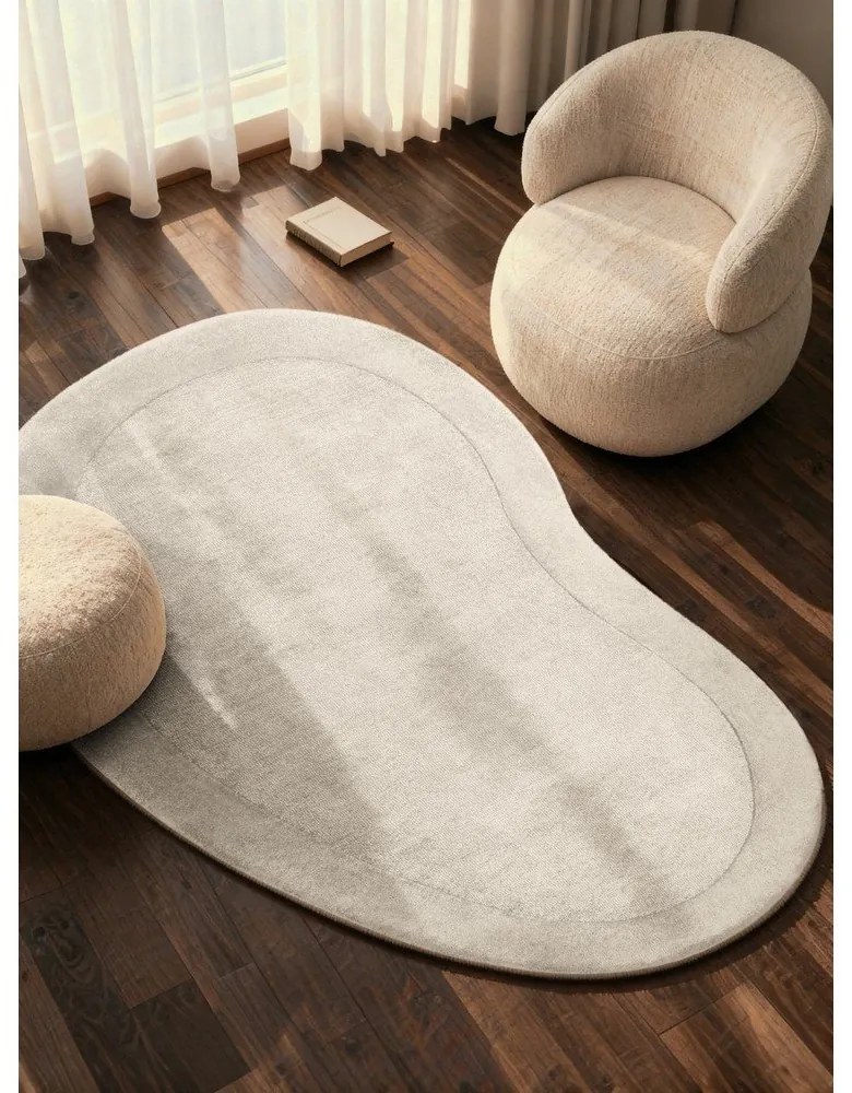 Tappeto color crema in misto lana tessuto a mano 125x200 cm Kari Organic – Villeroy&amp;Boch